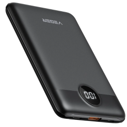 Veger PowerBank S11 με Ψηφιακή Οθόνη LED - Φορητή Μπαταρία Φόρτισης με 1 x USB-Α / 1 x Type-C - 10000mAh - 20W - Black (VP1140)