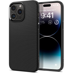 Spigen Θήκη Σιλικόνης Liquid Air - Apple iPhone 14 Pro - Matte Black (ACS04957)