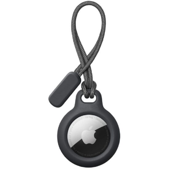 Tech-Protect Rough Chain - Σκληρή Θήκη / Μπρελόκ Apple AirTag 2 / 1 - Black (9589046926228)