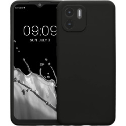 KWmobile Θήκη Σιλικόνης Xiaomi Redmi A1 με Πλαίσιο Κάμερας - Black Matte (60137.47)