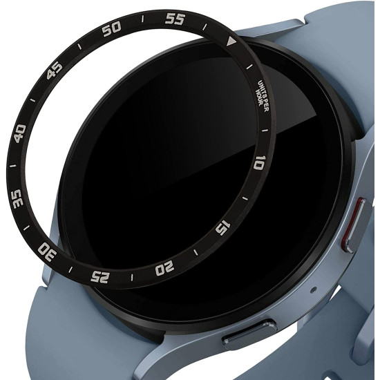 KW Bezel Ring Time Αλουμινίου - Samsung Galaxy Watch 5 44mm - Black / Silver (60203.01)