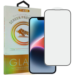 T-Max Premium 3D Tempered Glass Full Glue Fluid Despensing - Αντιχαρακτικό Γυαλί Οθόνης Apple iPhone 14 Plus - Black (5206015066658)