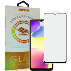 T-Max Premium 3D Tempered Glass Full Glue Fluid Despensing - Αντιχαρακτικό Γυαλί Οθόνης Xiaomi Redmi 10A - Black (5206015013102)