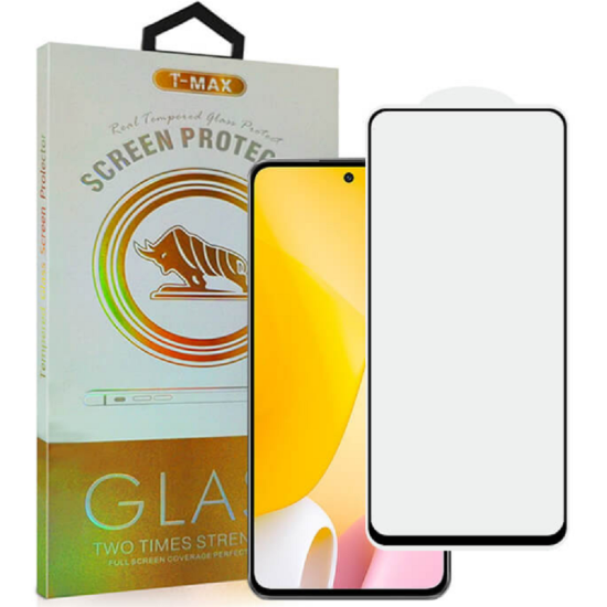 T-Max Premium 3D Tempered Glass Full Glue Fluid Despensing - Αντιχαρακτικό Γυαλί Οθόνης Xiaomi 12 Lite - Black (5206015012716)