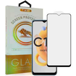 T-Max Premium 3D Tempered Glass Full Glue Fluid Despensing - Αντιχαρακτικό Γυαλί Οθόνης Realme C11 2021 - Black (5206015011054)