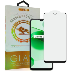 T-Max Premium 3D Tempered Glass Full Glue Fluid Despensing - Αντιχαρακτικό Γυαλί Οθόνης Realme C35 - Black (5206015011085)