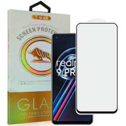 T-Max Premium 3D Tempered Glass Full Glue Fluid Despensing - Αντιχαρακτικό Γυαλί Οθόνης Realme 9 Pro Plus - Black (5206015011368)