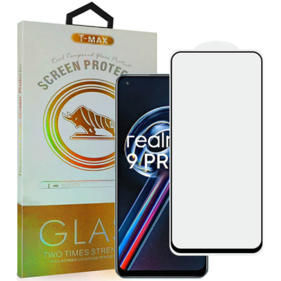 T-Max Premium 3D Tempered Glass Full Glue Fluid Despensing - Αντιχαρακτικό Γυαλί Οθόνης Realme 9 Pro Plus - Black (5206015011368)