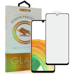 T-Max Premium 3D Tempered Glass Full Glue Fluid Despensing - Αντιχαρακτικό Γυαλί Οθόνης Samsung Galaxy A33 5G - Black (5206015011702)