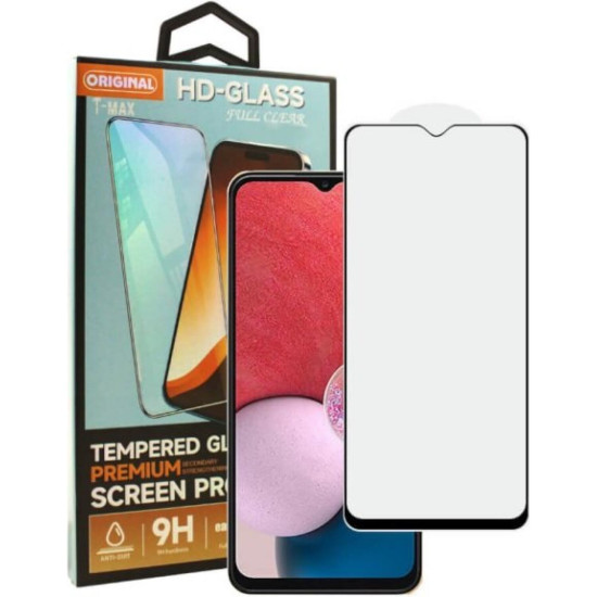 T-Max Premium 3D Tempered Glass Full Glue Fluid Despensing - Αντιχαρακτικό Γυαλί Οθόνης Samsung Galaxy A13 4G - Black (5206015011696)