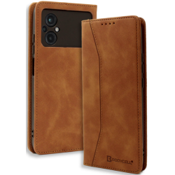 Bodycell Θήκη - Πορτοφόλι Xiaomi Poco M5 - Brown (5206015017247)