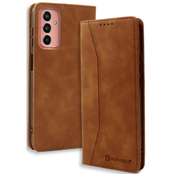 Bodycell Θήκη - Πορτοφόλι Samsung Galaxy M13 4G - Brown (5206015015311)
