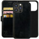 Rosso Element 2 in 1 - PU Θήκη Πορτοφόλι Apple iPhone 14 Pro - Black (8719246369582)