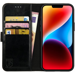 Rosso Element PU Θήκη Πορτοφόλι Apple iPhone 14 Plus - Black (8719246369407)