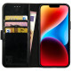 Rosso Element PU Θήκη Πορτοφόλι Apple iPhone 14 Plus - Black (8719246369407)