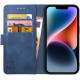 Rosso Element PU Θήκη Πορτοφόλι Apple iPhone 14 - Blue (8719246369476)