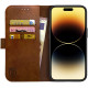 Rosso Element PU Θήκη Πορτοφόλι Apple iPhone 14 Pro Max - Brown (8719246369469)