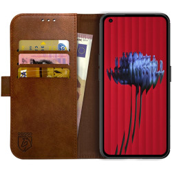Rosso Element PU Θήκη Πορτοφόλι Nothing Phone 1 - Brown (8719246369353)