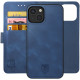 Rosso Element 2 in 1 - PU Θήκη Πορτοφόλι Apple iPhone 14 - Blue (8719246369544)