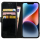 Rosso Element PU Θήκη Πορτοφόλι Apple iPhone 14 - Black (8719246369391)
