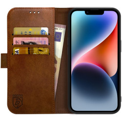 Rosso Element PU Θήκη Πορτοφόλι Apple iPhone 14 - Brown (8719246369438)