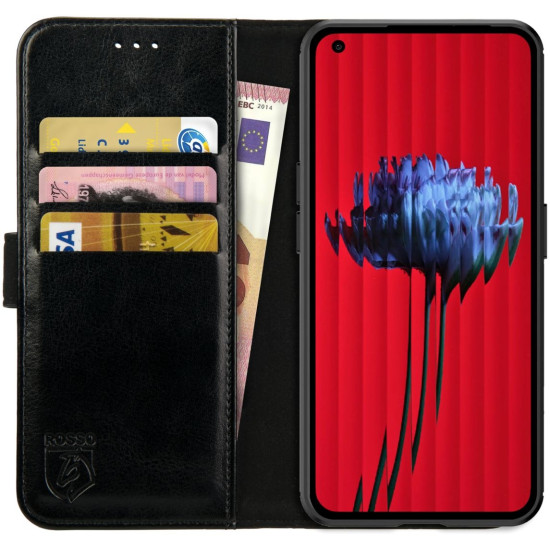 Rosso Element PU Θήκη Πορτοφόλι Nothing Phone 1 - Black (8719246369346)