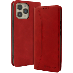 Bodycell Θήκη - Πορτοφόλι Apple iPhone 14 Pro Max - Red (5206015014703)