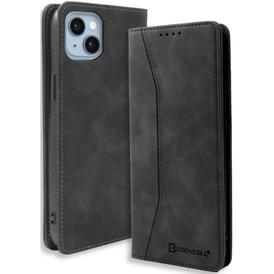Bodycell Θήκη - Πορτοφόλι Apple iPhone 14 Plus - Black (5206015013980)