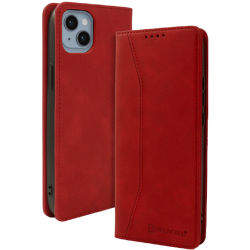 Bodycell Θήκη - Πορτοφόλι Apple iPhone 14 Plus - Red (5206015014000)