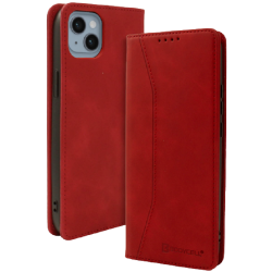 Bodycell Θήκη - Πορτοφόλι Apple iPhone 14 - Red (5206015013973)