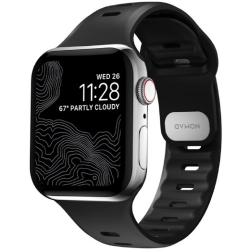 Nomad Αδιάβροχο Λουράκι Σιλικόνης Sport Slim Band - Apple Watch Ultra/SE/11/10/9/8/7/6/5/4 (49/46/45/44mm) - M/L - Black (NM01143185)