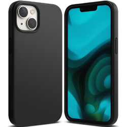 Ringke Silicone - Ανθεκτική Θήκη Σιλικόνης - Apple iPhone 15 Plus / 14 Plus - Black (8809881263595)