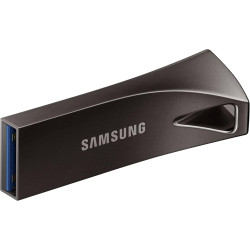 USB-A Stick Official Samsung Flash Drive 256GB Bar Plus 3.1 5 Έτη Εγγύηση - Titanium Gray (MUF-256BE4APC)
