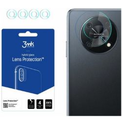 3MK Hybrid Glass Camera Protector - Αντιχαρακτικό Υβριδικό Προστατευτικό Γυαλί για Φακό Κάμερας Huawei Nova Y90 - 4 Τεμάχια (5903108486545)