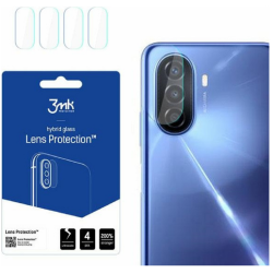 3MK Hybrid Glass Camera Protector - Αντιχαρακτικό Υβριδικό Προστατευτικό Γυαλί για Φακό Κάμερας Huawei Nova Y70 - 4 Τεμάχια (5903108486439)