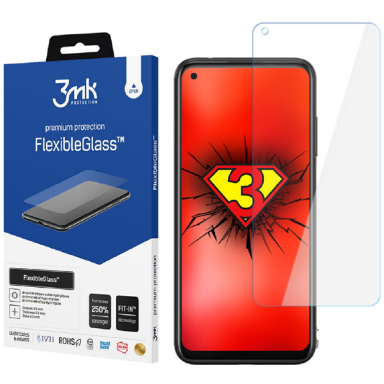 3MK Premium Flexible Glass - Αντιχαρακτικό Υβριδικό Προστατευτικό Γυαλί Οθόνης - HTC Desire 22 Pro - 0.3mm (5903108489447)