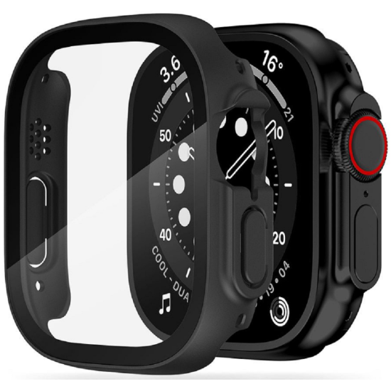 Tech-Protect Defence360 - Θήκη με Tempered Glass Apple Watch Ultra 3 / Ultra 2 / Ultra 1 49mm - Black (9490713928318)