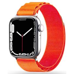 Tech-Protect Nylon Pro Λουράκι - Apple Watch Ultra/SE/11/10/9/8/7/6/5/4 (49/46/45/44mm) - Orange (9490713928356)