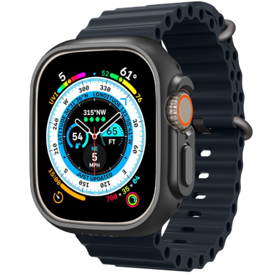 Spigen Θήκη Thin Fit - Apple Watch Ultra 3 / Ultra 2 / Ultra 1 49mm - Black (ACS05458)