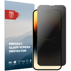 Rosso Tempered Glass Privacy - Αντιχαρακτικό Γυαλί Προστασίας Απορρήτου Οθόνης Apple iPhone 14 Pro Max (8719246376313)