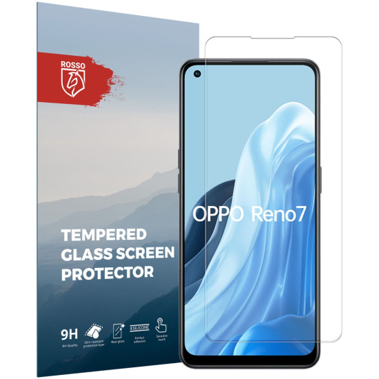 Rosso Tempered Glass - Αντιχαρακτικό Προστατευτικό Γυαλί Οθόνης Oppo Reno7 - Clear (8719246375507)