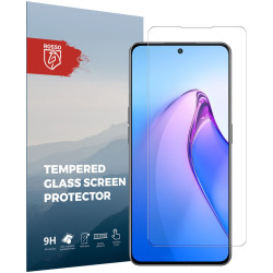 Rosso Tempered Glass - Αντιχαρακτικό Προστατευτικό Γυαλί Οθόνης Oppo Reno8 - Clear (8719246375484)