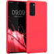 KWmobile Soft Flexible Rubber Cover - Θήκη Σιλικόνης Samsung Galaxy S20 FE - Neon Coral (53605.103)