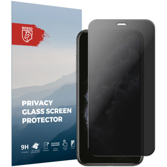 Rosso Tempered Glass Privacy - Αντιχαρακτικό Γυαλί Προστασίας Απορρήτου Οθόνης Apple iPhone 11 Pro (8719246376245)