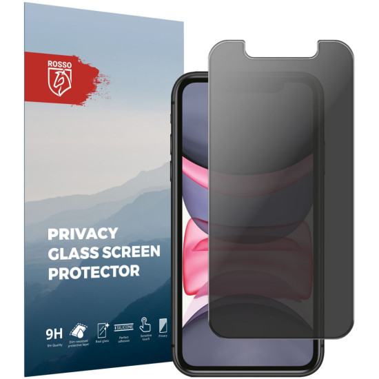Rosso Tempered Glass Privacy - Αντιχαρακτικό Γυαλί Προστασίας Απορρήτου Οθόνης Apple iPhone 11 / XR (8719246376238)