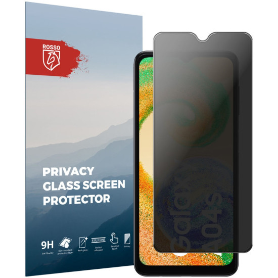 Rosso Tempered Glass Privacy - Αντιχαρακτικό Γυαλί Προστασίας Απορρήτου Οθόνης Samsung Galaxy A04 (8719246378065)