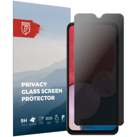 Rosso Tempered Glass Privacy - Αντιχαρακτικό Γυαλί Προστασίας Απορρήτου Οθόνης Samsung Galaxy A13 4G (8719246376337)
