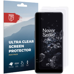 Rosso Ultra Clear Screen Protector - Μεμβράνη Προστασίας Οθόνης - OnePlus 10T - 2 Τεμάχια (8719246375590)
