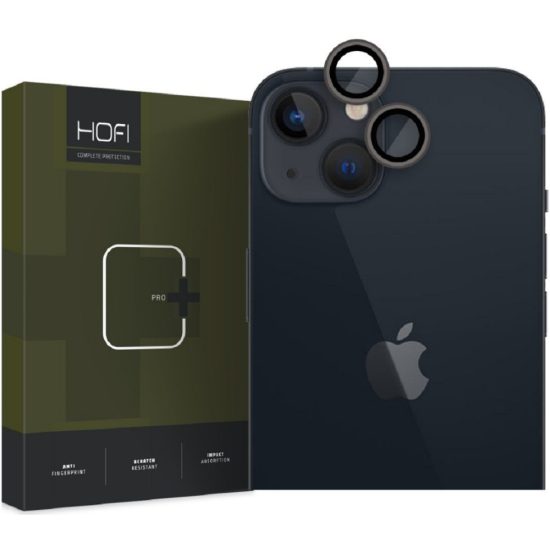 Hofi Camring Pro+ Αντιχαρακτικό Γυαλί Προστασίας για Φακό Κάμερας - Apple iPhone 14 / 14 Plus - Black (9589046925931)