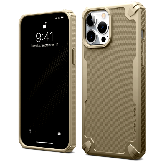 Elago Armor Case - Ανθεκτική Θήκη Σιλικόνης Apple iPhone 14 Pro Max - Military Sand (ES14AM67PRO-SD)